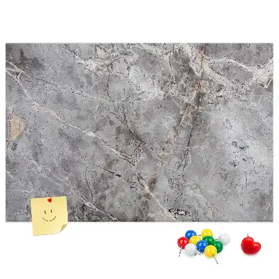 Marble pattern cork memo board