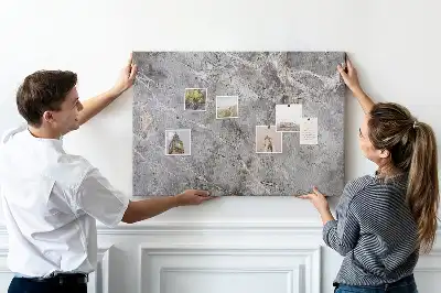 Marble pattern cork memo board