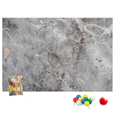 Cork memo board Marble pattern