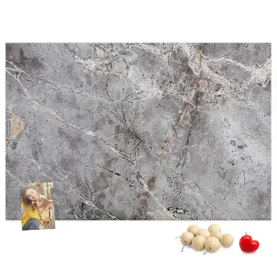 Marble pattern cork memo board