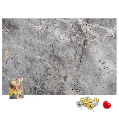 Marble pattern cork memo board