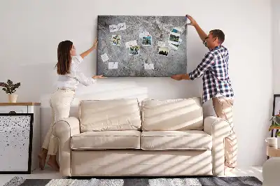 Cork memo board Marble pattern