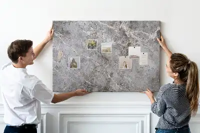 Marble pattern cork memo board