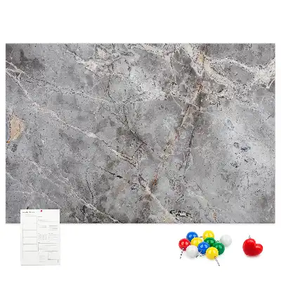 Marble pattern cork memo board