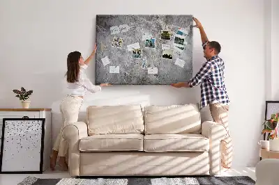 Marble pattern cork memo board