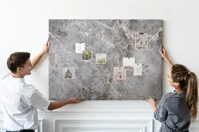 Marble pattern cork memo board