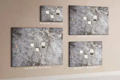 Marble pattern cork memo board
