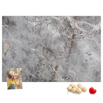 Marble pattern cork memo board