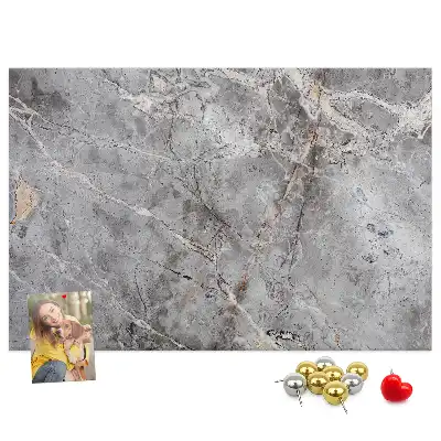 Marble pattern cork memo board