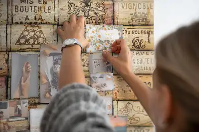 Wine Cork Printed Cork Board