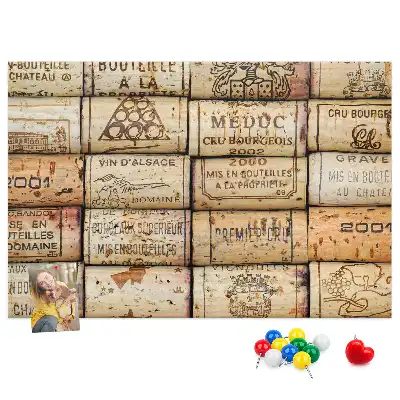Wine Cork Printed Cork Board
