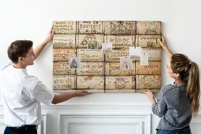 Wine Cork Printed Cork Board