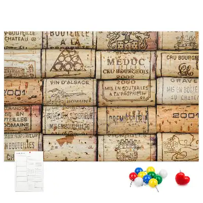 Wine Cork Printed Cork Board