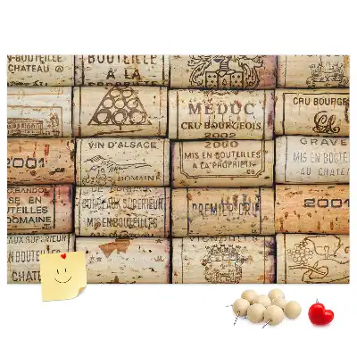 Wine Cork Printed Cork Board
