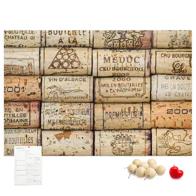 Wine Cork Printed Cork Board