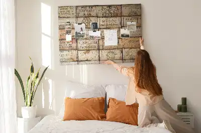 Wine Cork Printed Cork Board