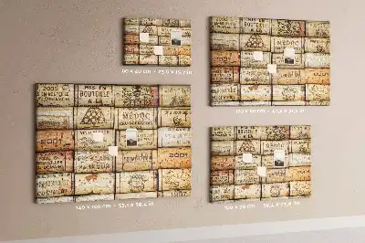 Wine Cork Printed Cork Board