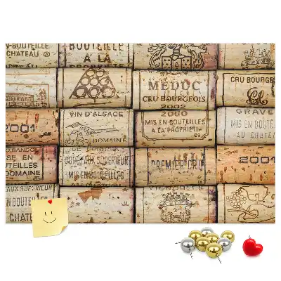 Wine Cork Printed Cork Board