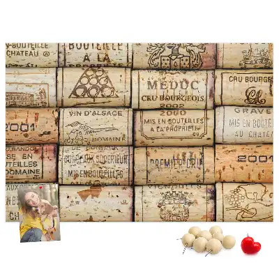 Wine Cork Printed Cork Board