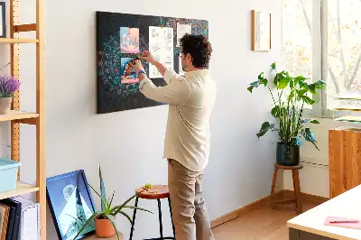 Mandala Pattern Printed Cork Memo Board