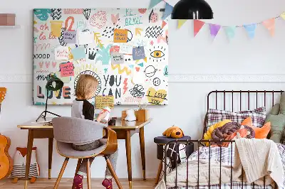 Cork memo board Picture sketches
