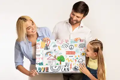 Cork memo board Picture sketches