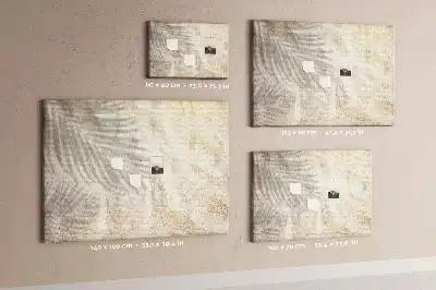 Printed Cork Board Palm shadow sand