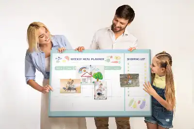 Printed Cork Board Meal planner