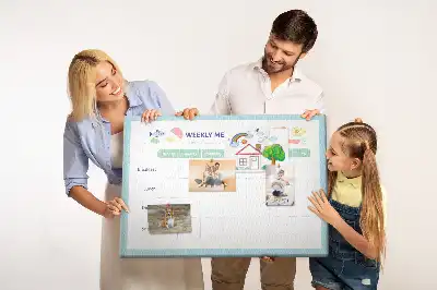 Cork memo board Meal planner