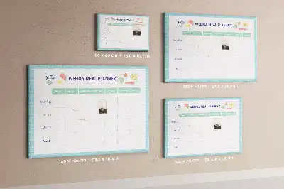 Cork memo board Meal planner