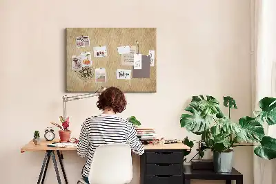 Compass printed cork board canvas