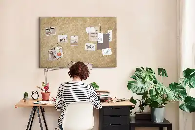 Compass printed cork board canvas