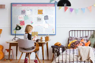 Printed Cork Board Monthly planner