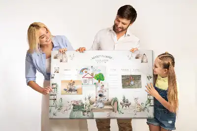 Printed Cork Board Home Planner