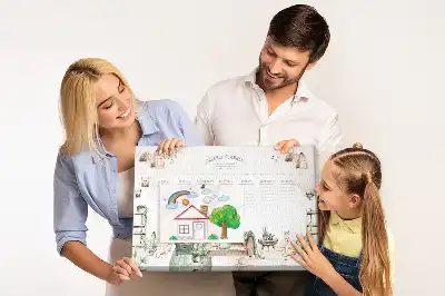 Printed Cork Board Cozy home planner