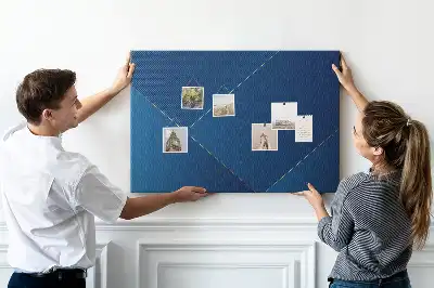 Printed Cork Memo Board with Ornamental Abstraction Design