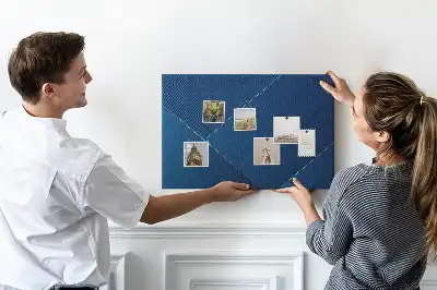 Printed Cork Memo Board with Ornamental Abstraction Design
