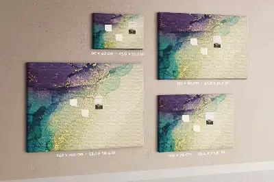 Decorative Printed Marble Cork Board