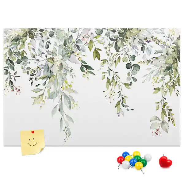 Blooming Nature Printed Cork Memo Board