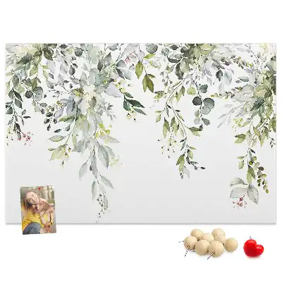 Blooming Nature Printed Cork Memo Board