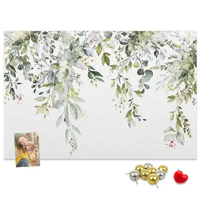 Blooming Nature Printed Cork Memo Board