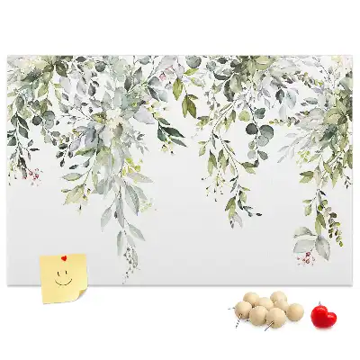 Blooming Nature Printed Cork Memo Board