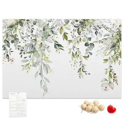 Blooming Nature Printed Cork Memo Board