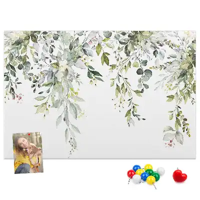 Blooming Nature Printed Cork Memo Board