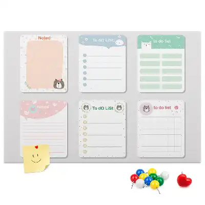 Colorful Cork Memo Board for Notes