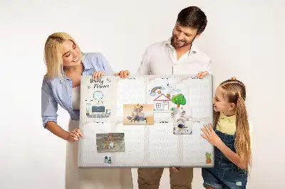 Printed Cork Board Weekly planner