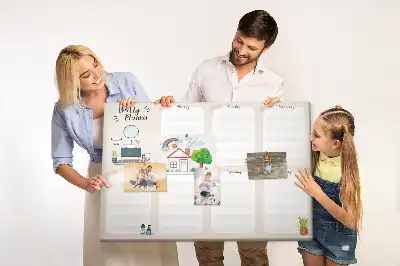 Printed Cork Board Weekly planner