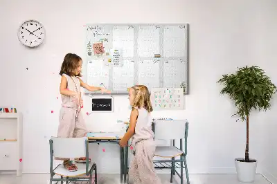 Cork Memo Board Weekly Planner