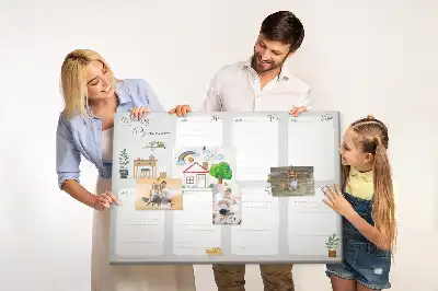 Cork Memo Board Weekly Planner