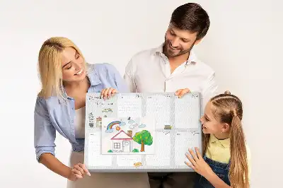 Cork Memo Board Weekly Planner